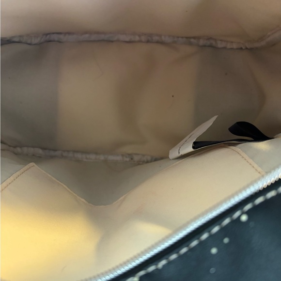 Loungefly Black Faux Leather Moon Phase Mini Backpack with Gold Print - Picture 5 of 6